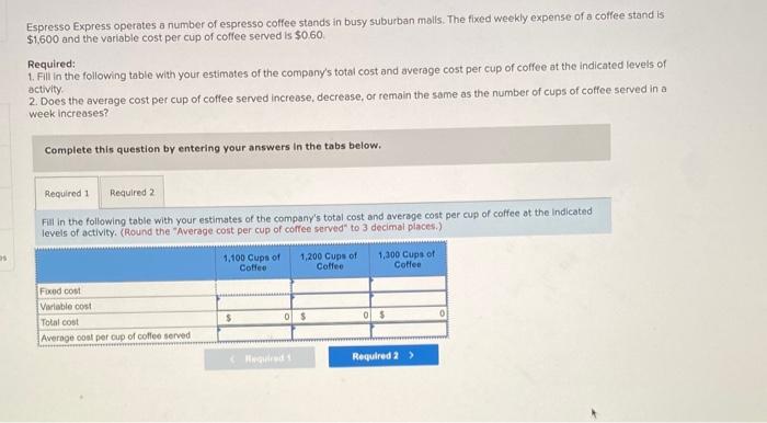 solve for the missing blanks just as it shows (draw the table