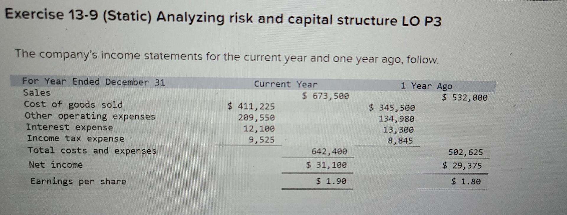 information applies to the questions displayed below.] Simon Company's year-end balance sheets