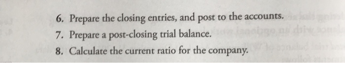 5.6 P4-31A Completing the accounting cycle from adjusting entries to post-closing trial