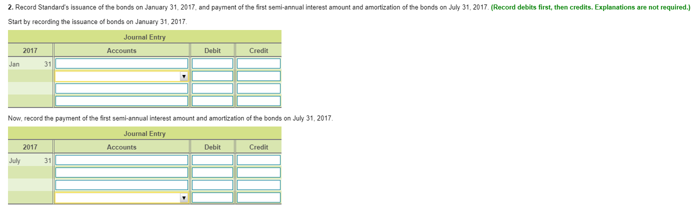 issued $160,000 of 2%, 10-year bonds at a price of 84 on