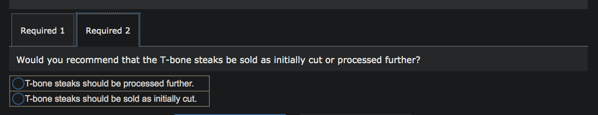 is a major processor of beef and other meat products. The company