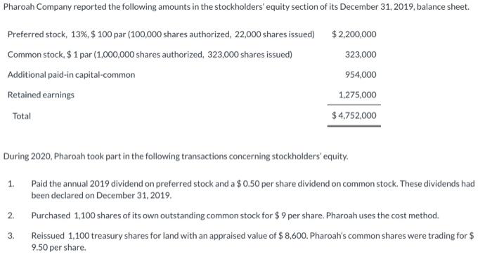 Can you please answer all question based on wiley's form. Pharoah Company