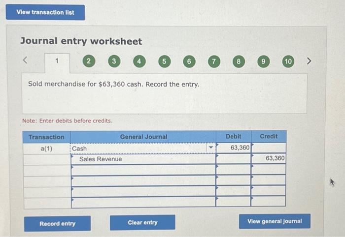 partial $198 allowance relating to credit sales the customer in transaction c