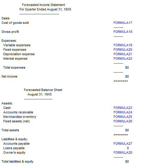 Module 7 Excel Spreadsheet Instructions Below you will see three sets
