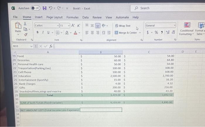 net amount Search File Home Insert Page Layout Formulas Data Review View
