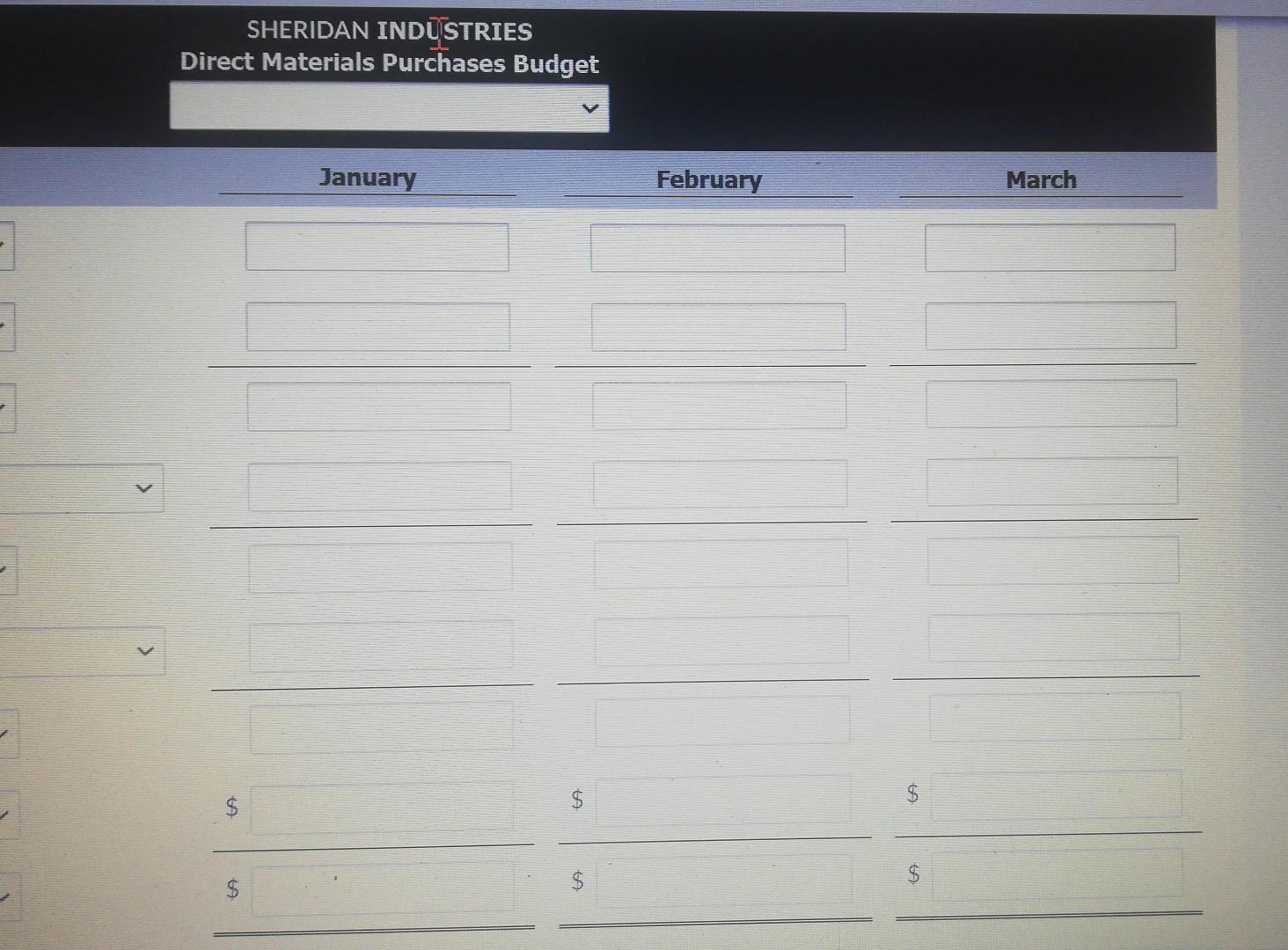 Month Units Month Units January 11,400 March 5,700 February 9,120 April 4,560