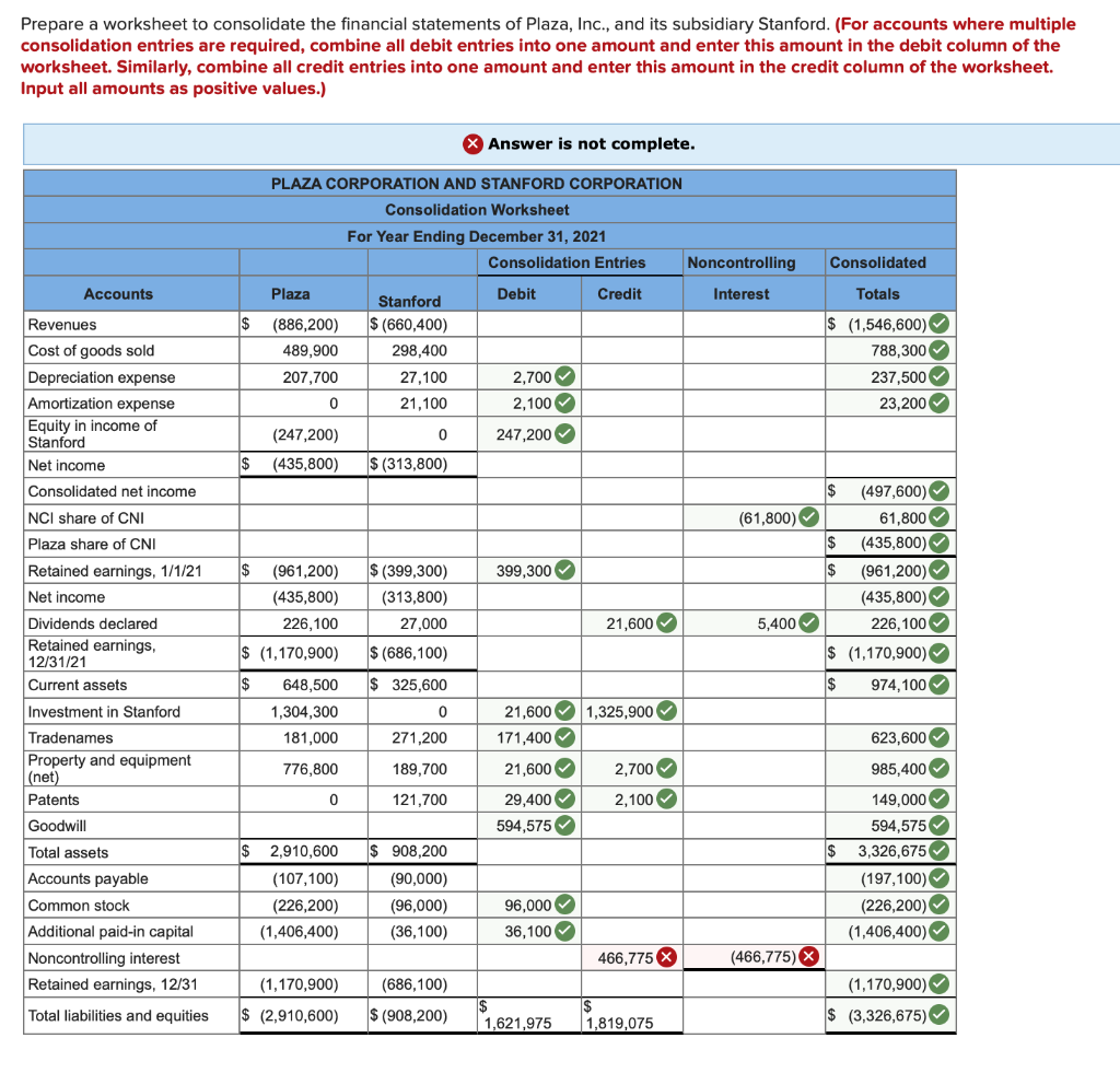 in that and also the NCI is wrong. Kindly fix that. Plaza,