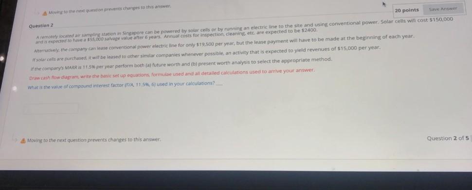 A femately located a sample sage value after 6 years Annual