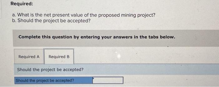 of Namibia, is contemplating the purchase of equipment to exploit a mineral