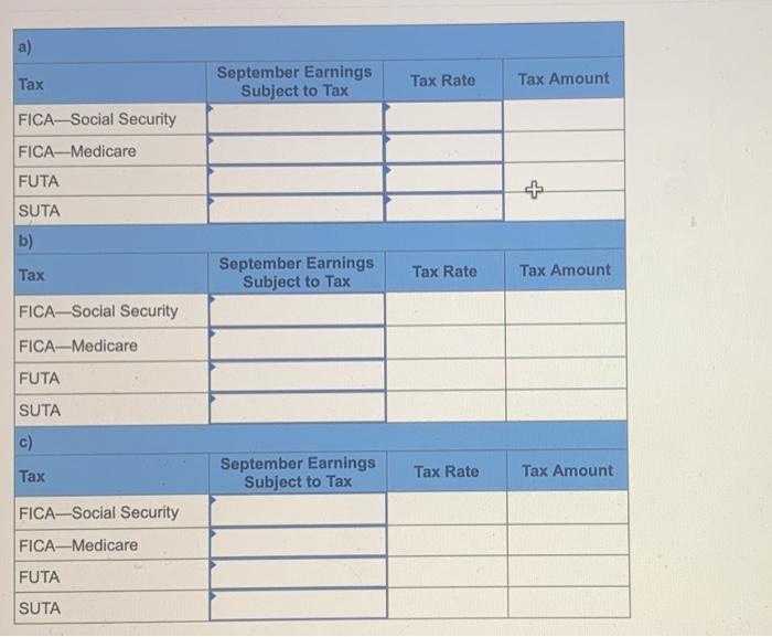 following information for the Exercises below. The following information applies to the