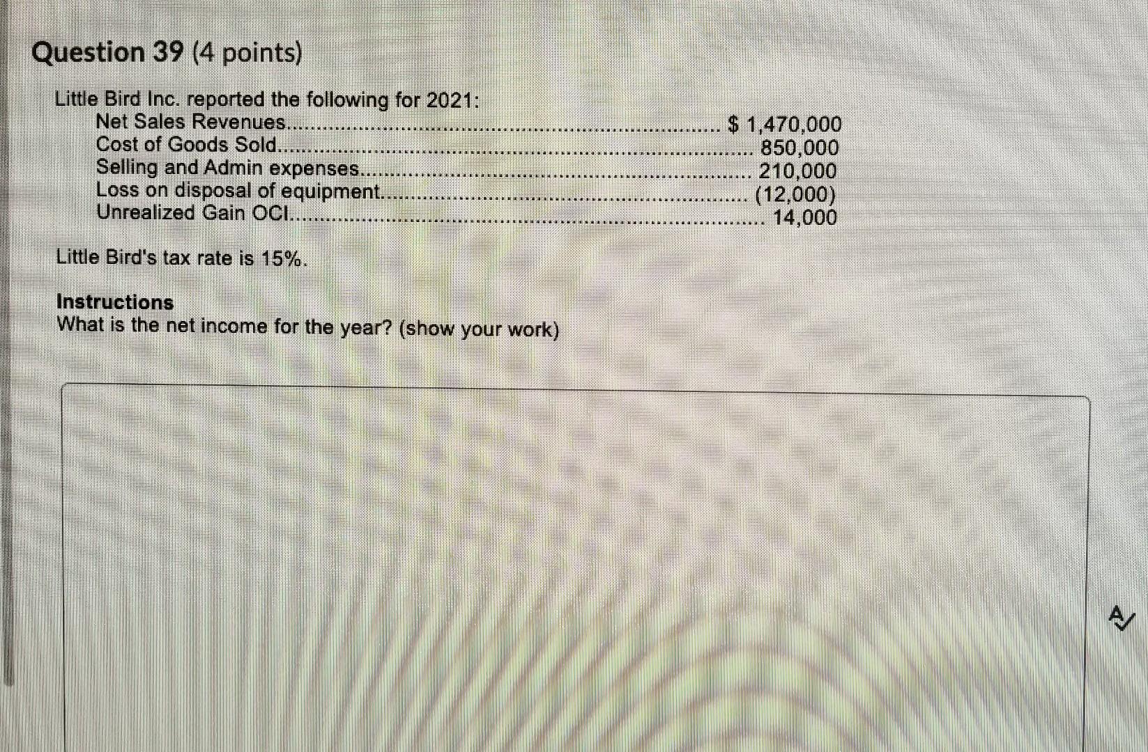 Could you please answer this question? I am in a hurry a