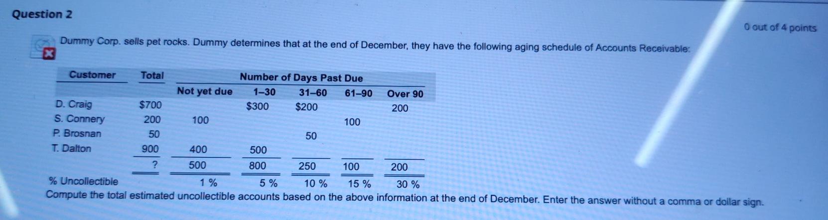  Please help me with the formula to answer this. Question 2