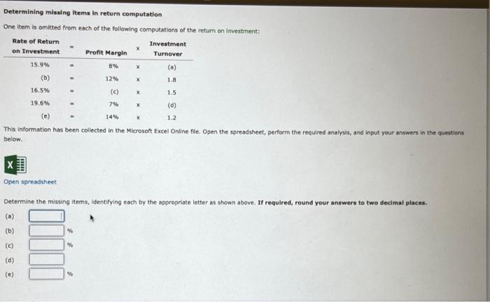 24.8 x Determining missing items in return computation One item is omitted