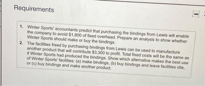 answer is it cut off thank you. 8-1/2 Data table Direct materials