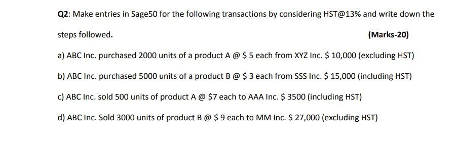 plz write down step which we will use in sage 50