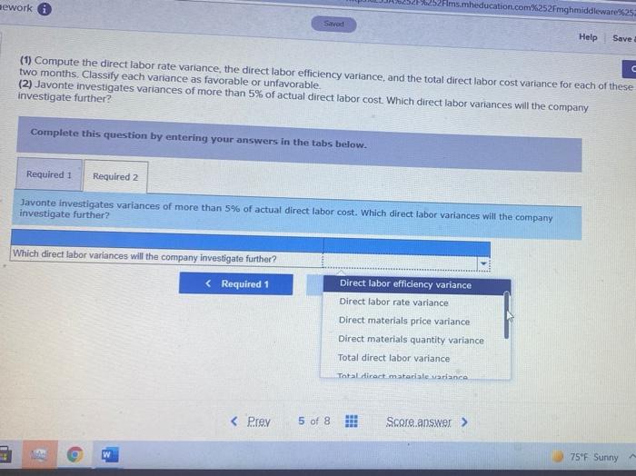 $15 per hour for the labor rate. During October, the company uses