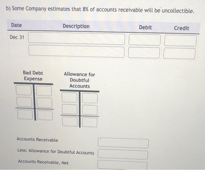 for the year were $975,000 ($725,000 credit sales and $250,000 cash sales).