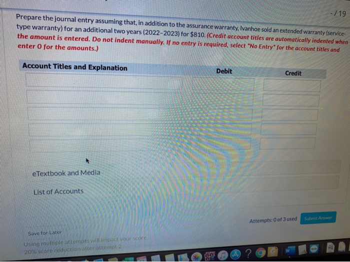 Company sells production equipment to Metlock Inc. for $54,500. Ivanhoe includes a