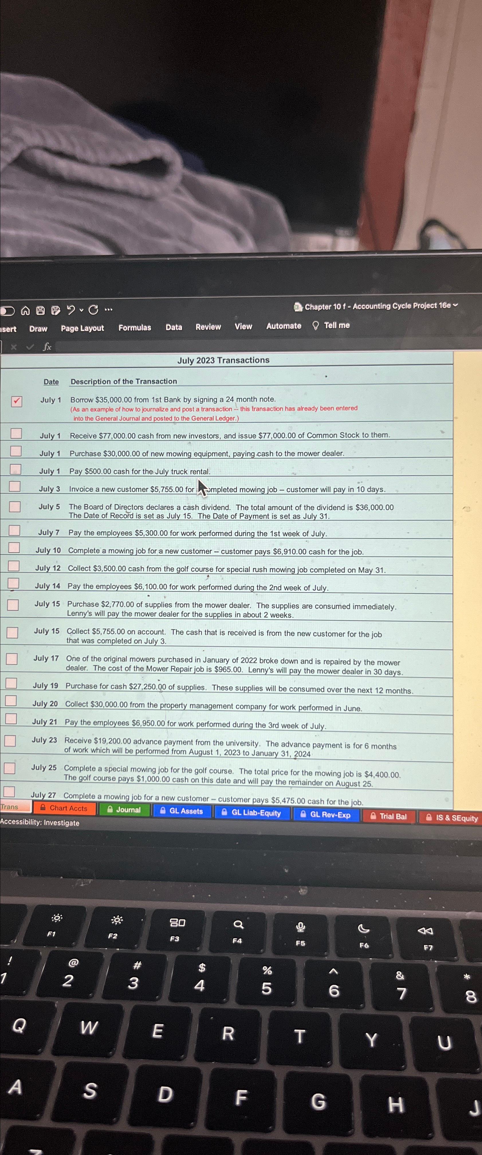 Chapter 10 f - Accounting Cycle Project 16e sert Draw Page Layout