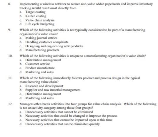 production line at a cost of $40,000 to acquire the necessary equipment.