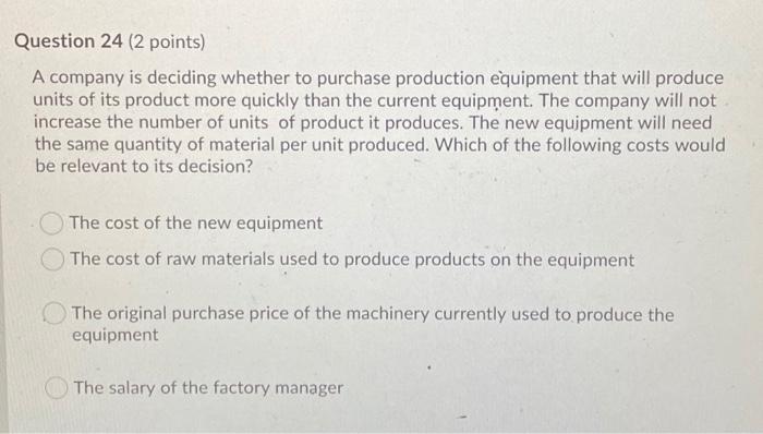 system, the irrelevant cost is the cost of the new software cost