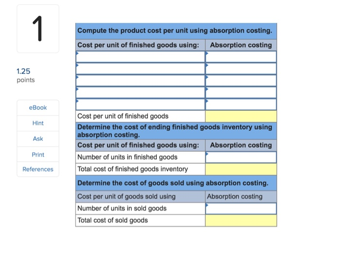 P1 1.25 points Trio Company reports the following information for the current