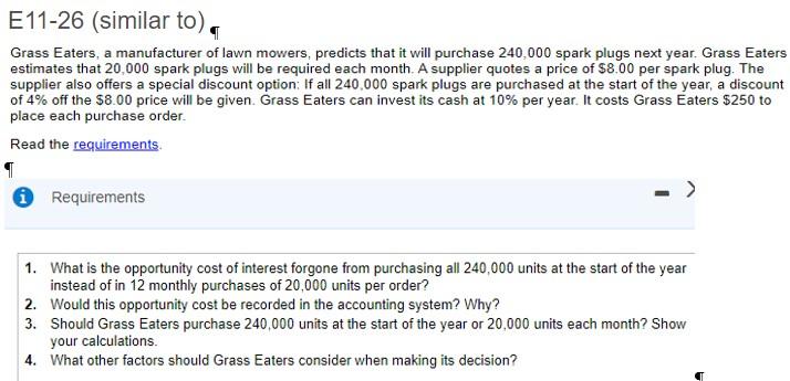 Can anyone help me answer the question(s) for each requirement mentioned