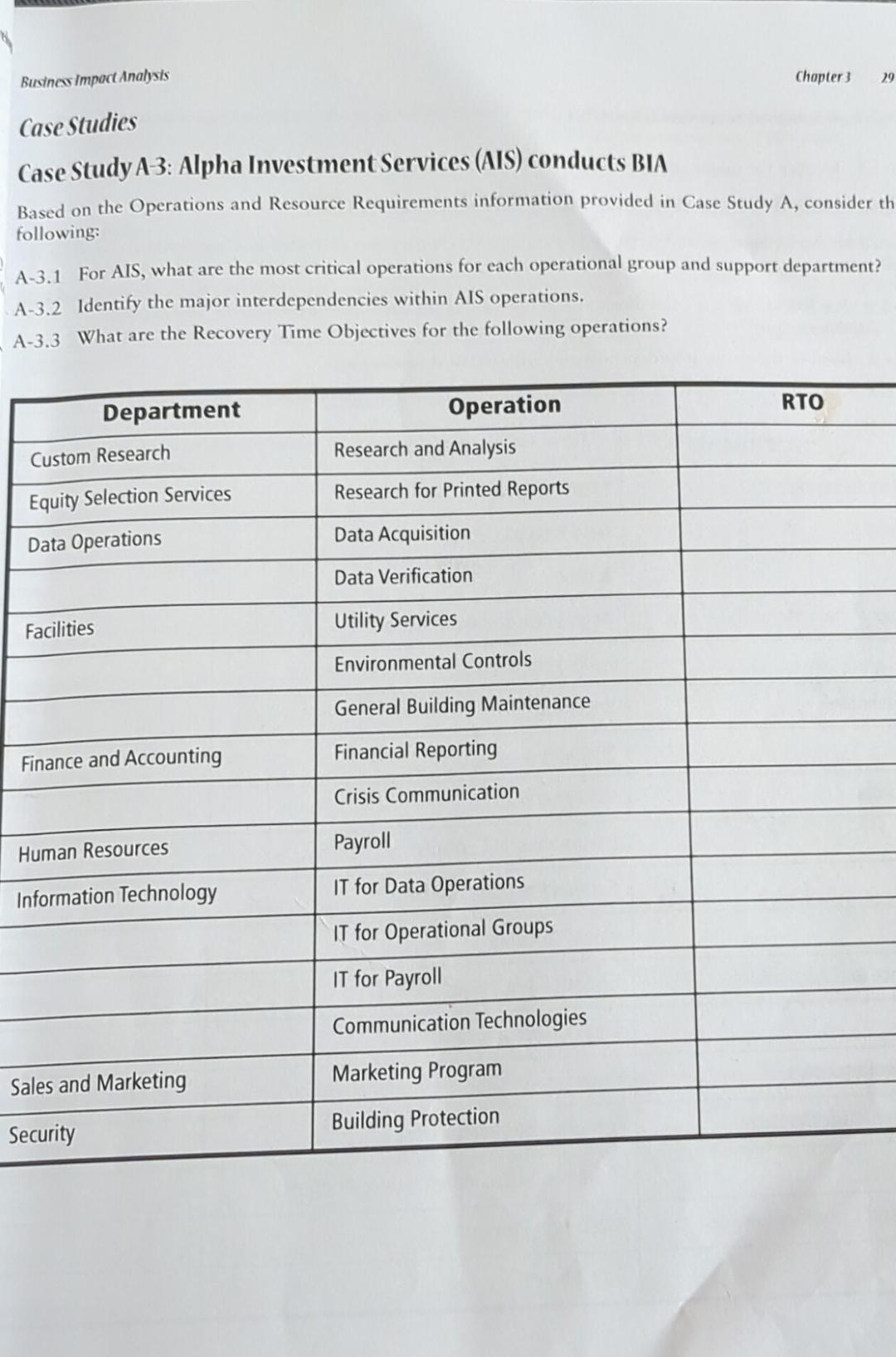 compare and contrast case studies A and B Case Study A-3: Alpha