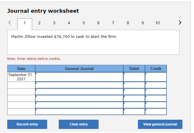 4-3 Record the general journal entries that would be made to record