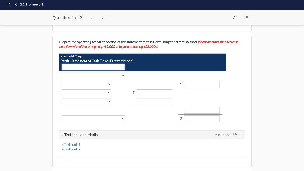 E View Policies Current Attempt in Progress Sheffield Corp's income statement for