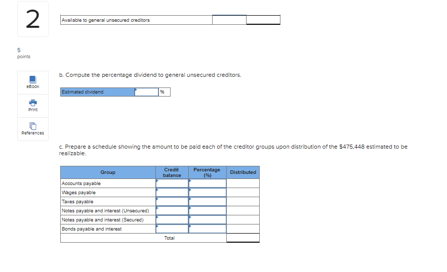 Penn Inc's assets have the carrying values and estimated fair values as