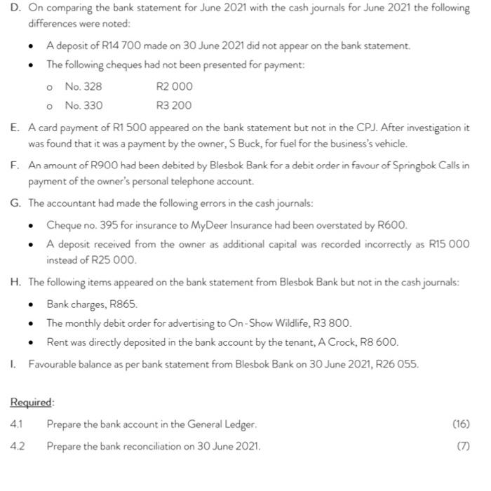 of Gemsbok Traders. Their financial year ends on 30 June 2021. Information