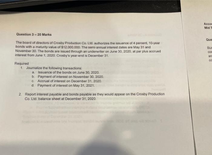 selected transactions during 2020: Mar. 4 Declared a cash dividend on the