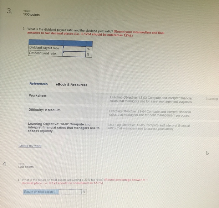 year. The company pald a common stock dividend of $069 per share