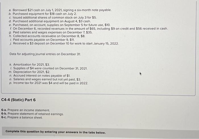 to Preparing Financial Statements and Closing Journal Entries (Chapters 2, 3, and