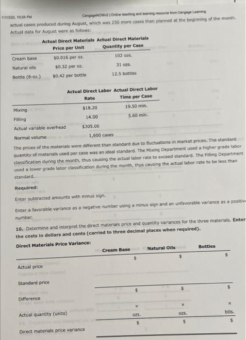 from Parts A and B of the comprehensive problem, Be sure you