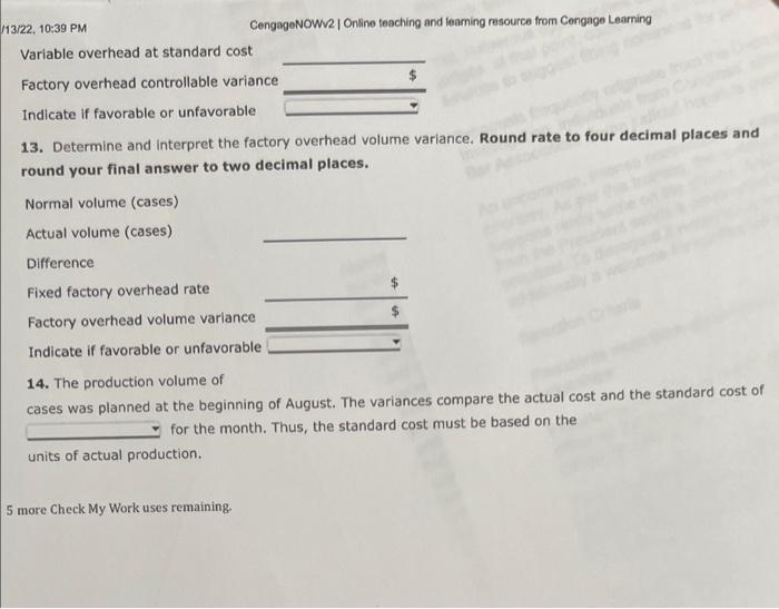 have to refer back to data presented in Parts A and B