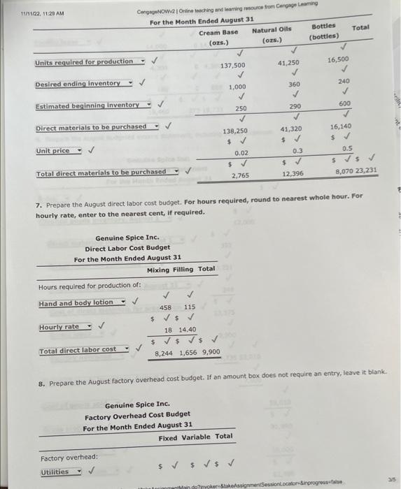 direct materials, direct labor, and factory overhead rnets are as follows: Part