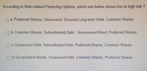 capital expenditures on the basis of Priorities and goals Risk/return Internal financing