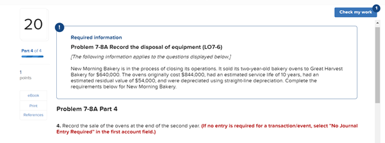 its two-year-old bakery ovens to Great Harvest Bakery for $540,000. The ovens