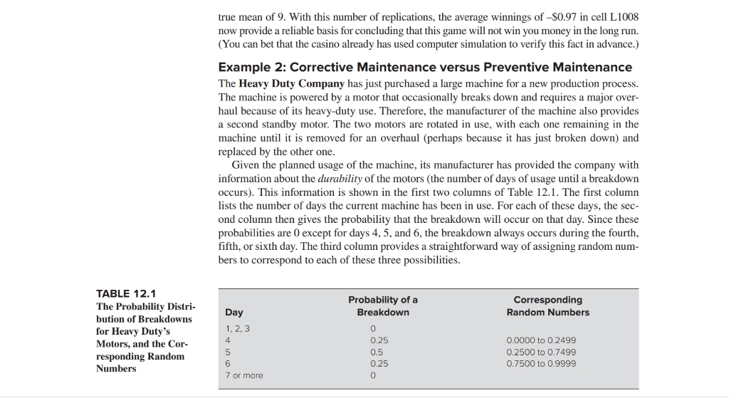 replace end of day 3 replace end of day 4, repair if