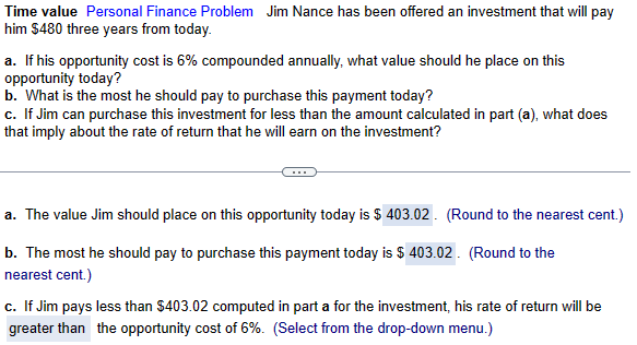 to Jane? d. If there is a surplus, what would be a