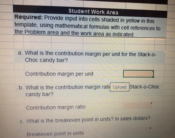 - Using Excel for Breakeven Analysis PROBLEM Scott Confectionery sells Stack-o-Choc candy