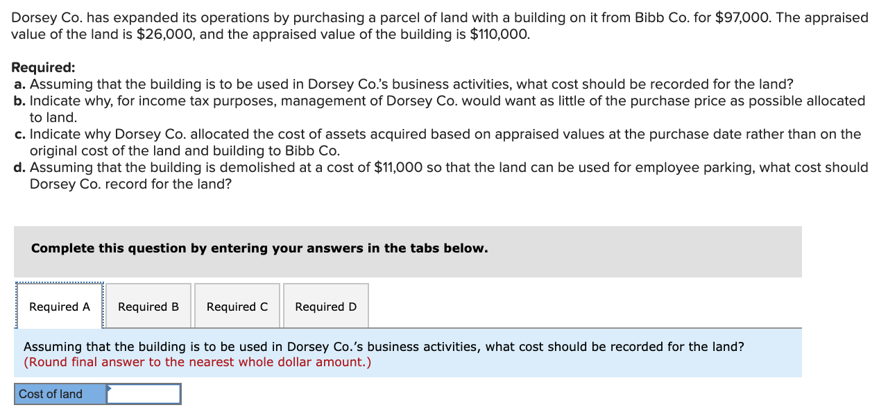 Dorsey Co. has expanded its operations by purchasing a parcel of