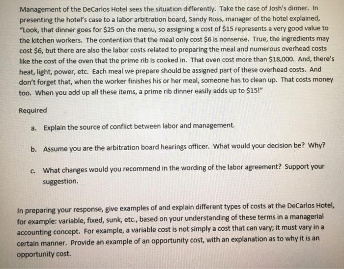 Part of their labor agreement states that workers "shall receive one free