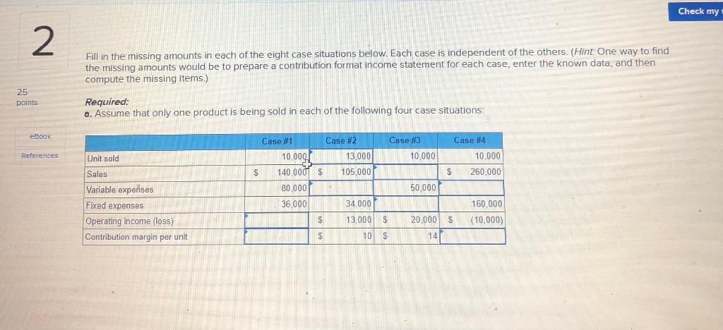 b. Assume that more than one product is being sold in each