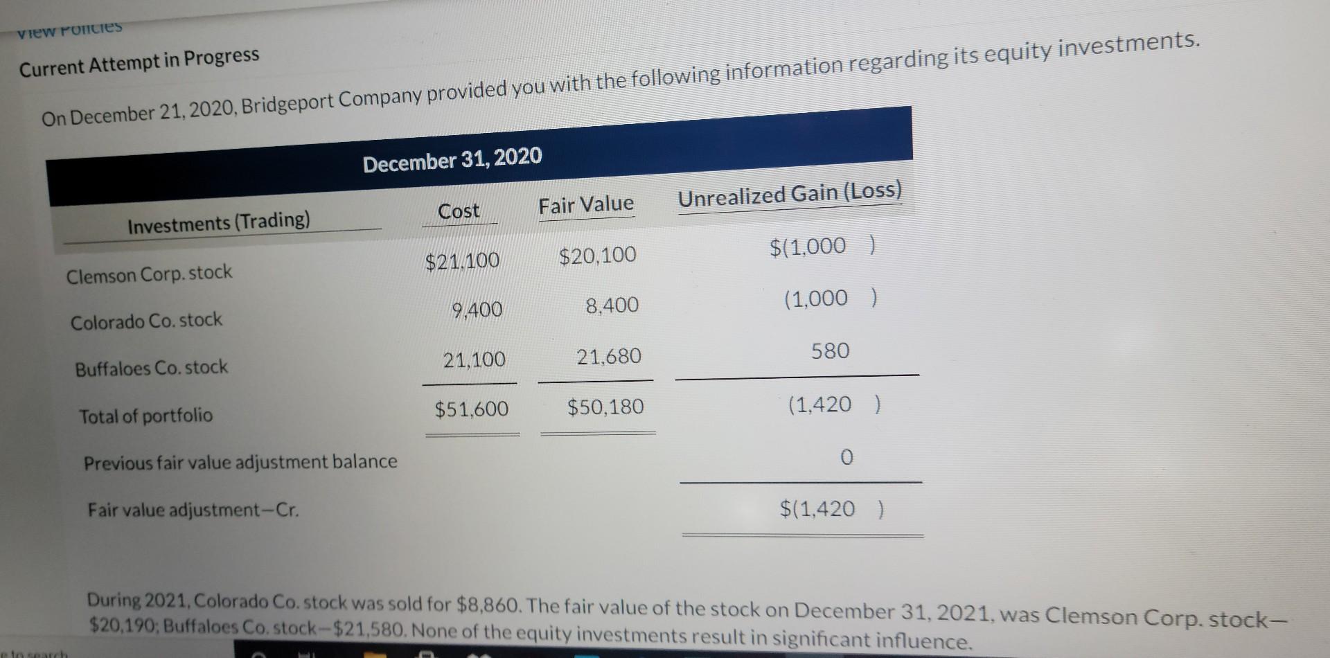 view Policies Current Attempt in Progress On December 21, 2020, Bridgeport