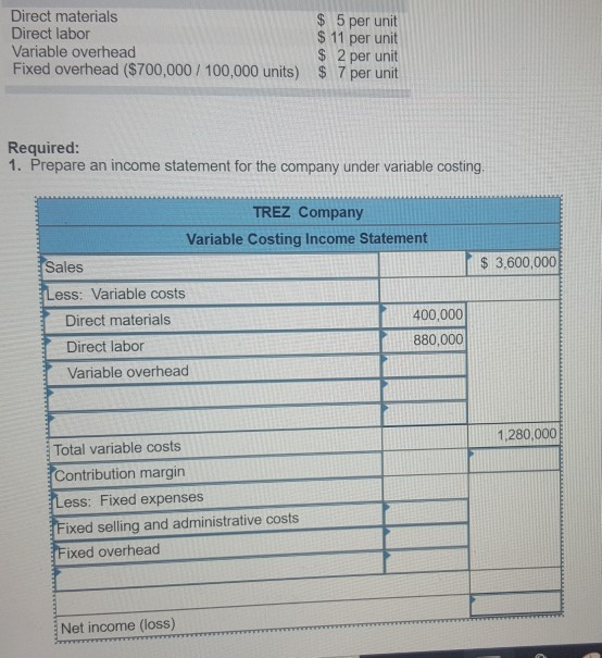 year. During this first year, the company produced 100,000 units and sold