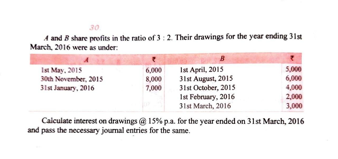 I need the answer as soon as possible 30 A and B