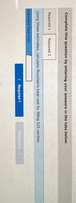 months Honth January February March April Number of cavities illed Total cont